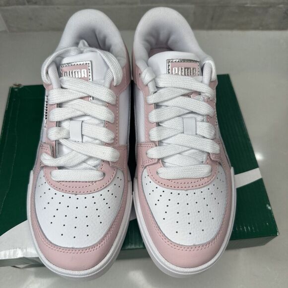 Puma JUnior CA Pro Classic 382277-08 Size 5C NIB Pink/White - Picture 1 of 5